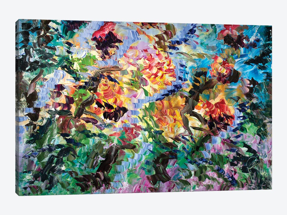 Floral Worlds by Antonino Puliafico 1-piece Canvas Print