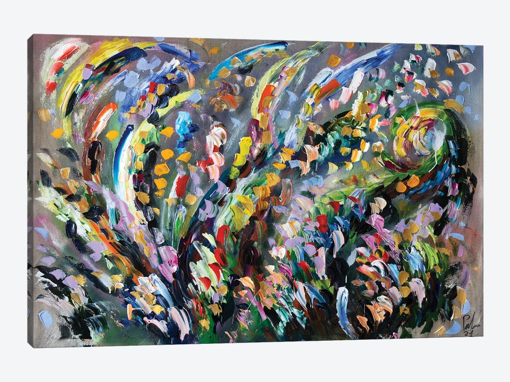 Flowers Bloom by Antonino Puliafico 1-piece Canvas Artwork