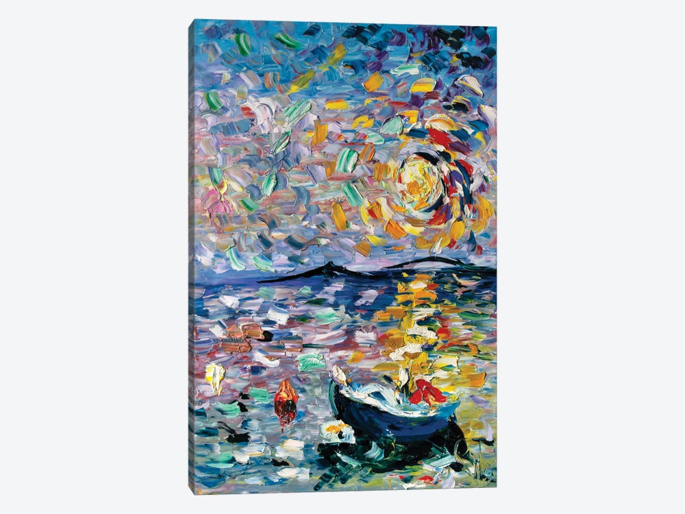 Reflections On The Boat 1-piece Canvas Art Print