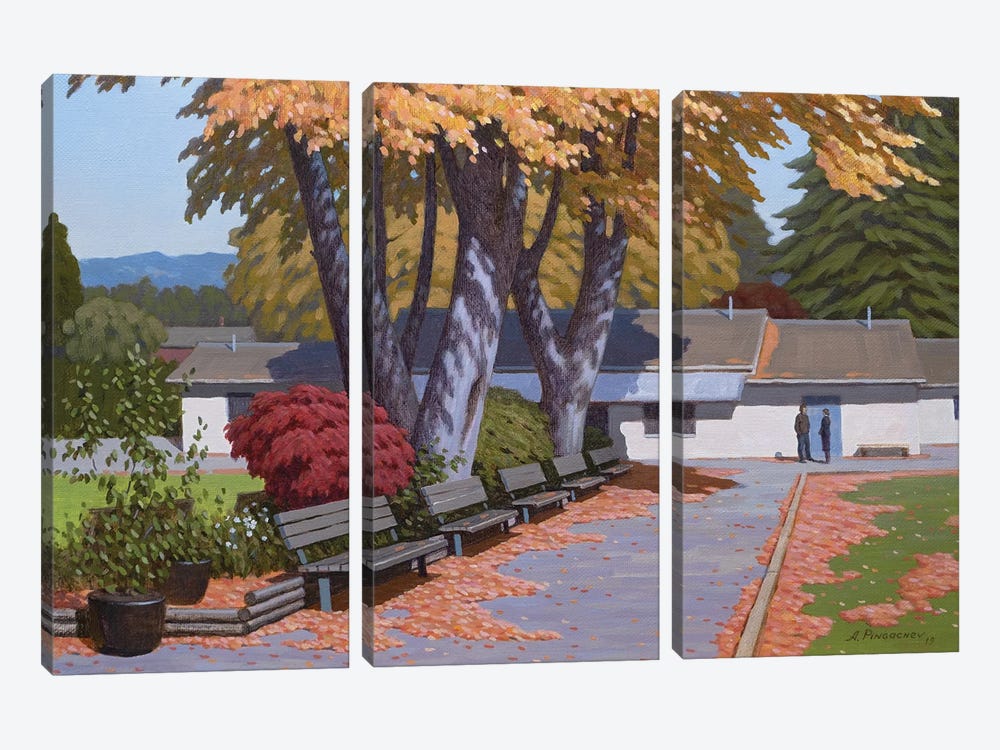 Fall by Andrey Pingachev 3-piece Canvas Art