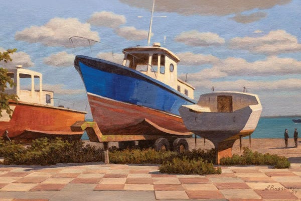 Andrey Pingachev: Old Dock by Andrey Pingachev