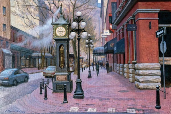 Andrey Pingachev: Steam Clock by Andrey Pingachev