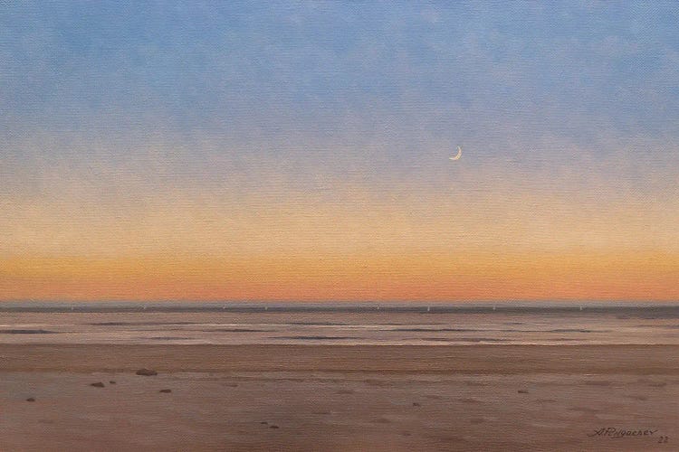 Morning Moon by Andrey Pingachev wall art