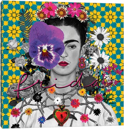Friducha III Canvas Art Print - Frida Kahlo