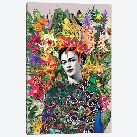 Gipsy Frida Canvas Print #APH107} by Ana Paula Hoppe Art Print