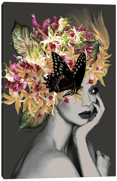 Anna Canvas Art Print - Butterfly Art