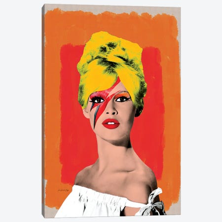 Brigitte Bowie Canvas Print #APH11} by Ana Paula Hoppe Canvas Art Print