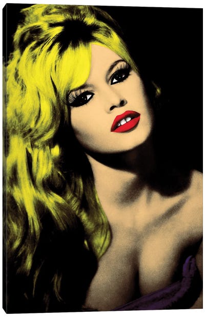 Bardot Canvas Art Print - Brigitte Bardot
