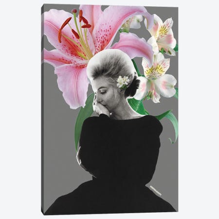 Mademoiselle Marilyn Monroe Canvas Print #APH128} by Ana Paula Hoppe Canvas Artwork