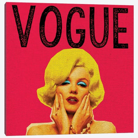 Marilyn Vogue Canvas Print #APH135} by Ana Paula Hoppe Canvas Art
