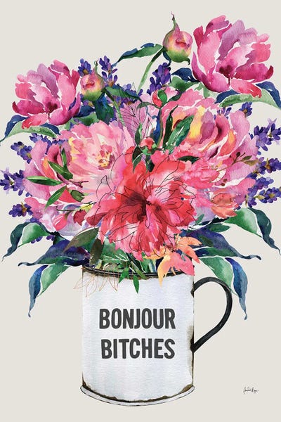 Peonies: Bonjour Bitches by Ana Paula Hoppe