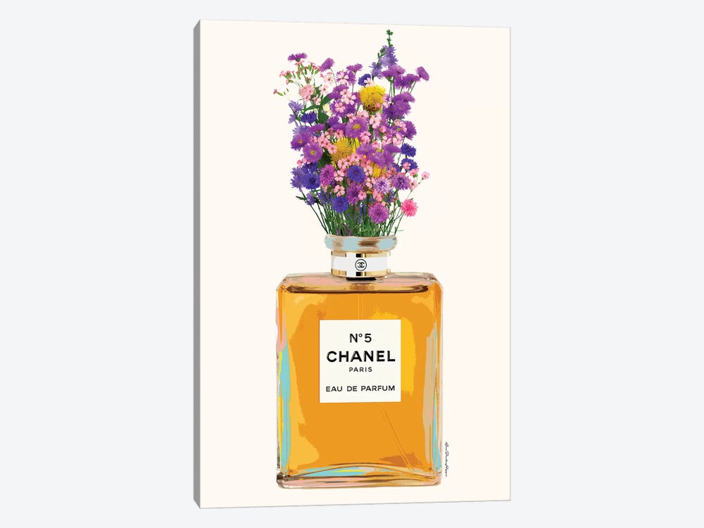 Chanel And Flowers by Ana Paula Hoppe 1-piece Art Print