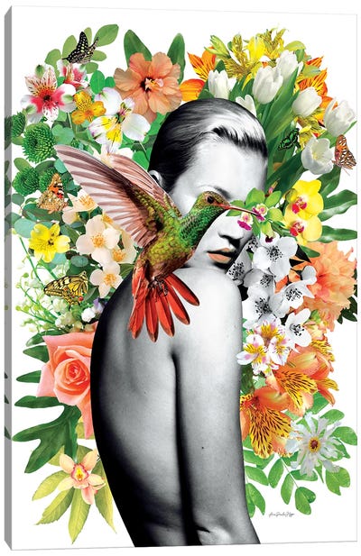 Claire Flowers Canvas Art Print - Tulip Art