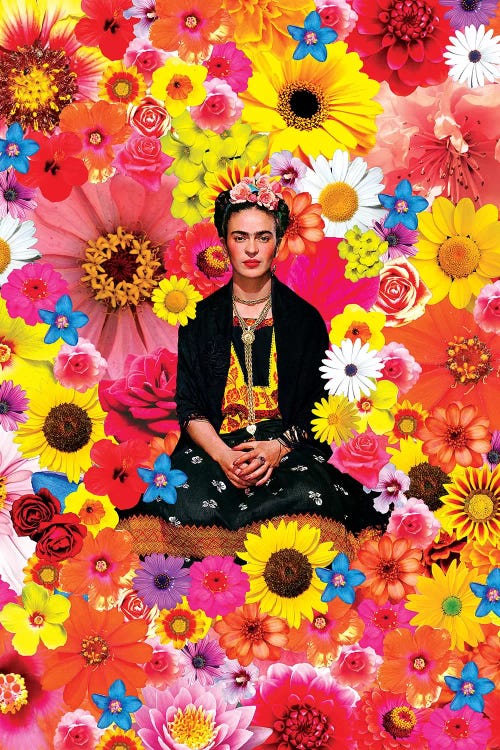 Flower Frida by Ana Paula Hoppe wall art