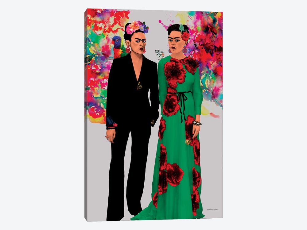 Frida Kahlo Lovers by Ana Paula Hoppe 1-piece Canvas Wall Art