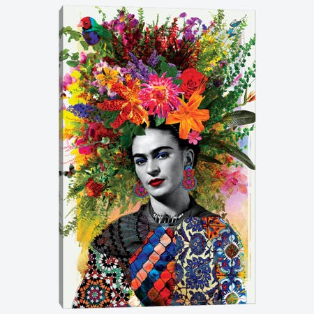 Gitana Frida Canvas Print #APH33} by Ana Paula Hoppe Art Print