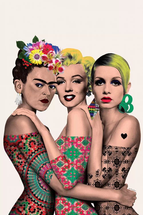 Kahlo, Monroe And Twiggy