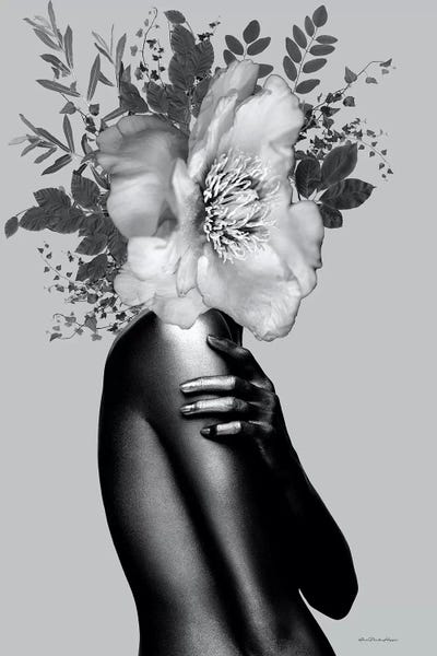 Black & White Florals: Lady Grey by Ana Paula Hoppe