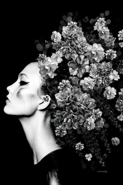 Anthropologie Black And White by Ana Paula Hoppe acrylic art print