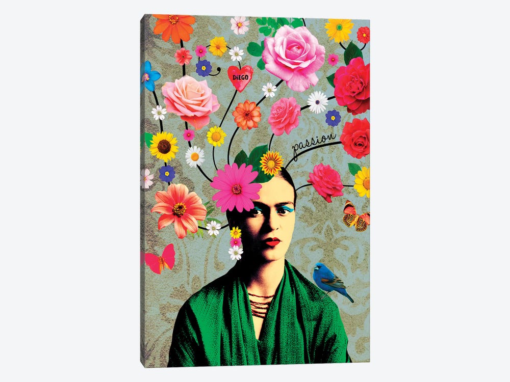Frida Passion by Ana Paula Hoppe 1-piece Canvas Art