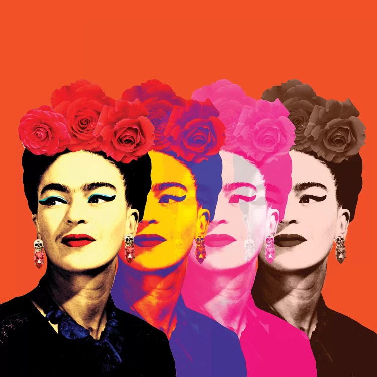 Fridas Orange by Ana Paula Hoppe wall art