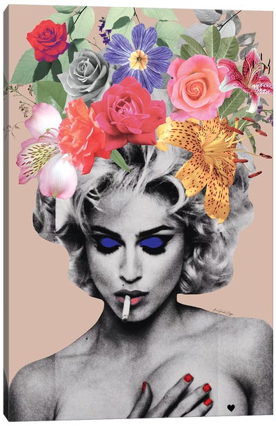 De Madonna Grande Canvas Art Print - Best Selling Floral Art