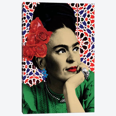 Magdalena Carmen Frida Kahlo Y Calderon Canvas Print #APH68} by Ana Paula Hoppe Canvas Art