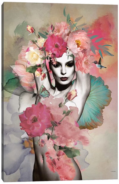 Chiara Canvas Art Print - Hummingbird Art
