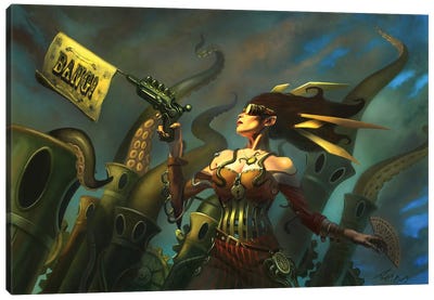 Locked and Loaded Canvas Art Print - Alan Pollack