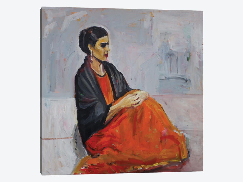 Frida Alone by Arun Prem 1-piece Canvas Artwork