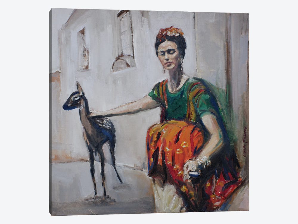 Frida And Granizo by Arun Prem 1-piece Canvas Print