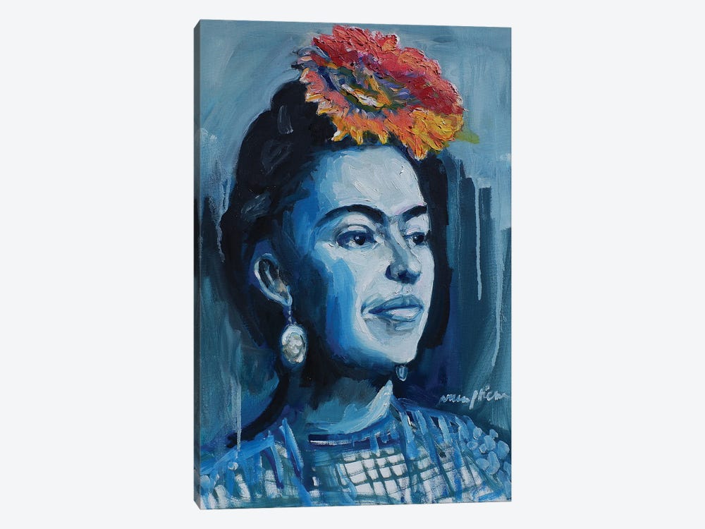Frida Looking by Arun Prem 1-piece Canvas Wall Art