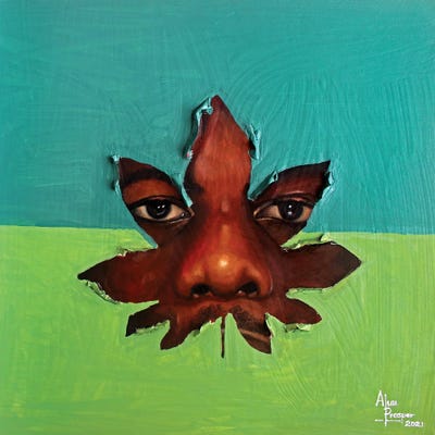 Similarity by Aluu Prosper framed canvas print