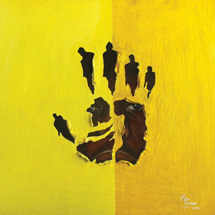Certain by Aluu Prosper wall art