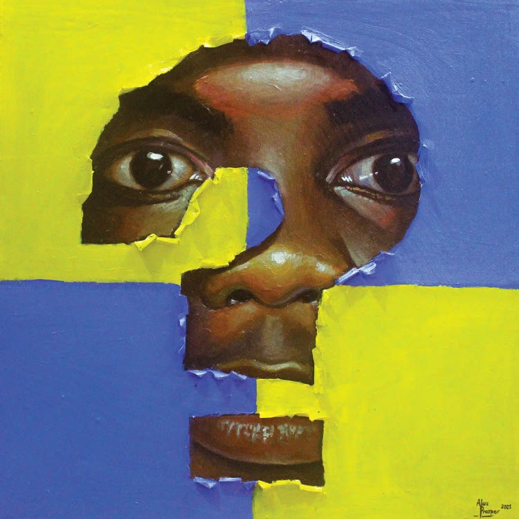 Composition III by Aluu Prosper wall art