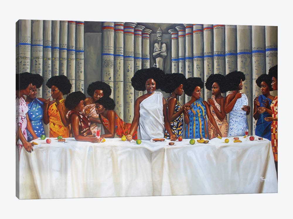 The Last Supper by Aluu Prosper 1-piece Canvas Art