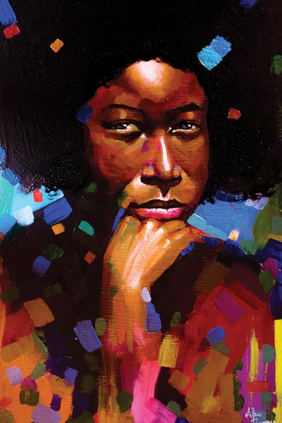 Centre Of Thoughts by Aluu Prosper canvas print