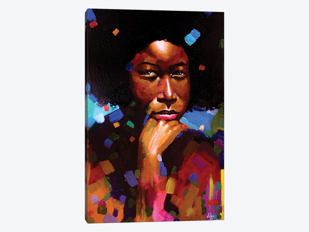 Centre Of Thoughts by Aluu Prosper 1-piece Canvas Art