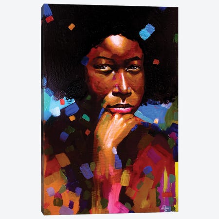 Centre Of Thoughts Canvas Print #APP36} by Aluu Prosper Canvas Artwork