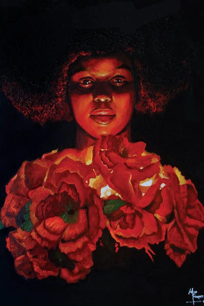 L Square by Aluu Prosper framed canvas print