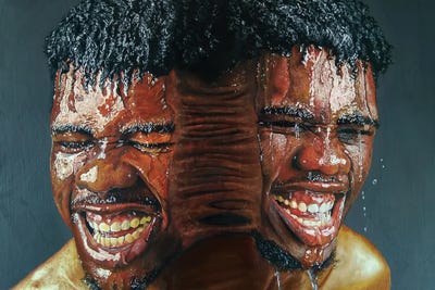 What Must We Do by Aluu Prosper framed canvas print