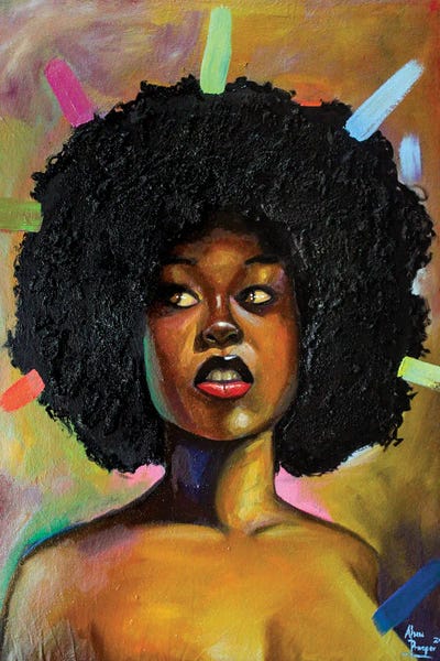 Nwanne Oji by Aluu Prosper framed canvas print