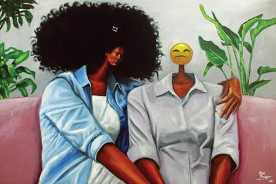 The Comforter by Aluu Prosper art print