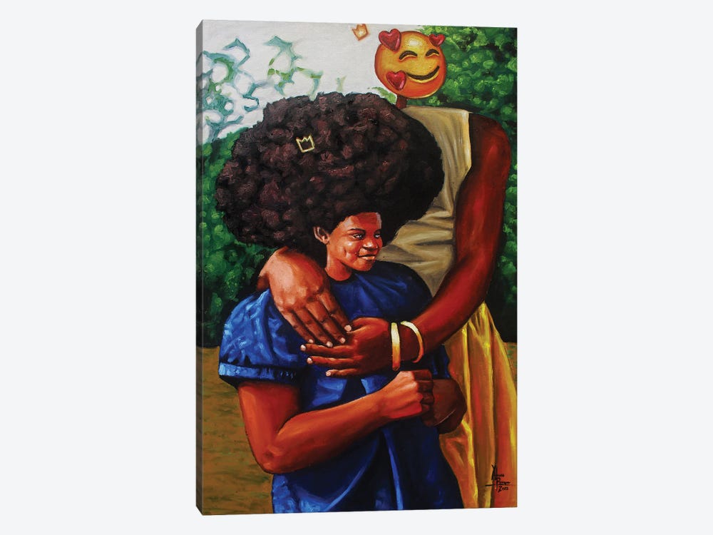 Let There Be Love And There Was Love by Aluu Prosper 1-piece Art Print
