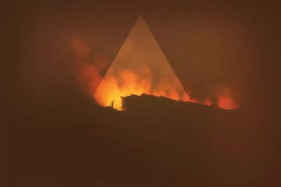 Etna 1983 by Adam Priester multi panel art