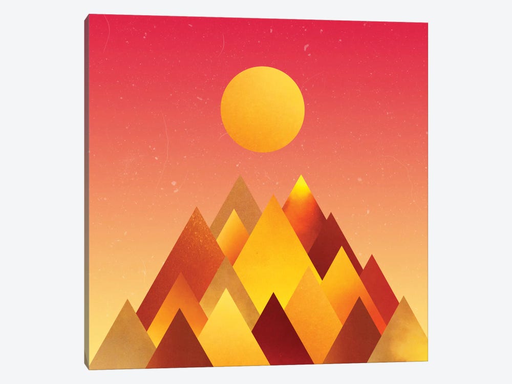 Hot Mountains II by Adam Priester 1-piece Canvas Print
