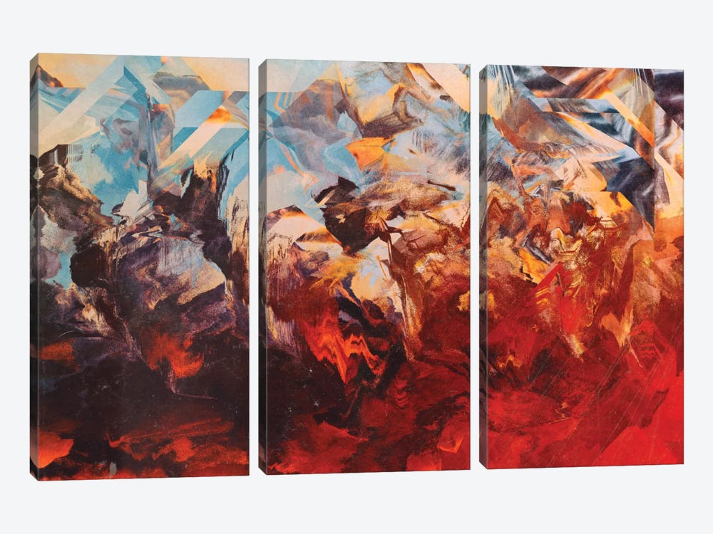 Otherwordly Things by Adam Priester 3-piece Canvas Art Print