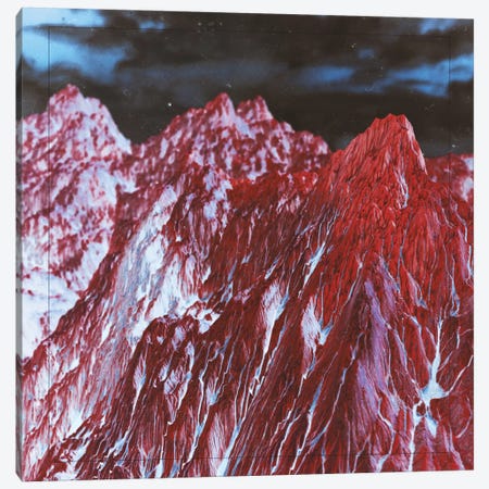 Red Mountains Canvas Print #APR74} by Adam Priester Canvas Artwork