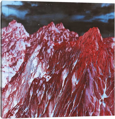 Red Mountains Canvas Art Print - Adam Priester