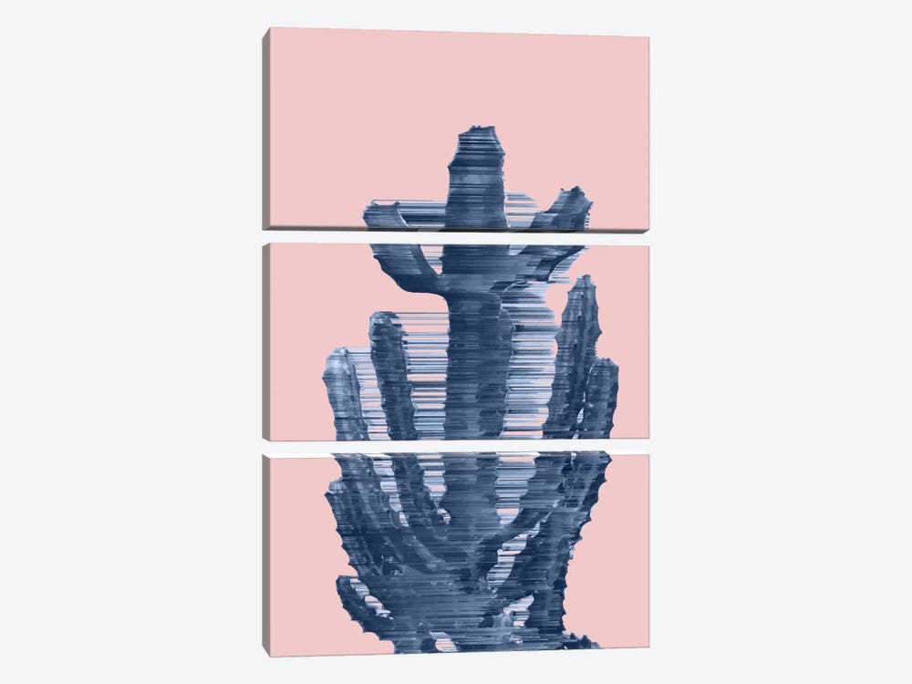 Totally Trendy Cactus by Adam Priester 3-piece Canvas Art Print
